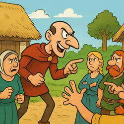 Agitator in the village