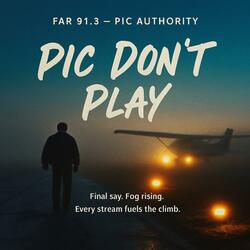 PIC Don’t Play – FAR 91.3 Blues