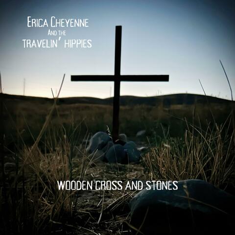 Wooden Cross and Stones