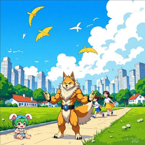 Afternoon Park School Adventure battle