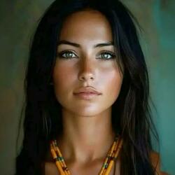 Green Eyes Dark Hair