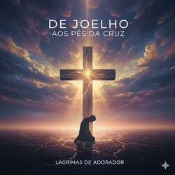 De joelho aos pés da Cruz