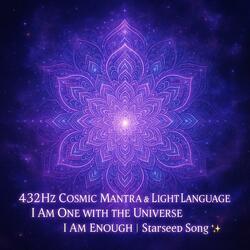 432Hz Cosmic Mantra & Light Language · I Am One with the Universe · I Am Enoough | Starseed Song