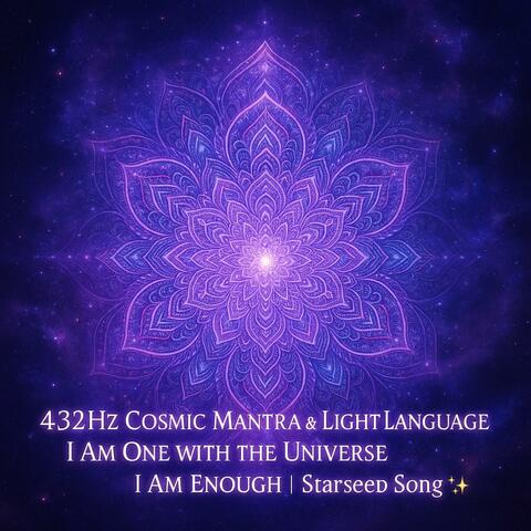 432Hz Cosmic Mantra & Light Language · I Am One with the Universe · I Am Enoough | Starseed Song