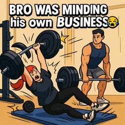 Bro was MINDING his own BUSINESS