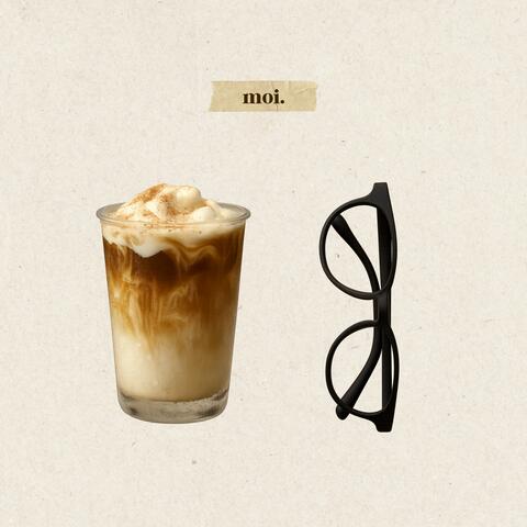Cream Latte with Black Frames