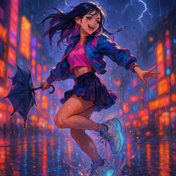 Sneakers in the Rain