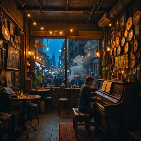 Cozy Cafe Shop Music for Late-Night Contemplation and Urban Dreaming