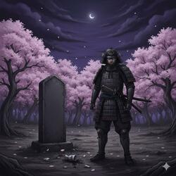 突っ立て黒墓標　　　A Stark Black tombstone.