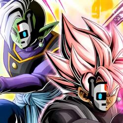 LR Rose Goku Black + Zamasu Active Skill (Reimagined by AI)