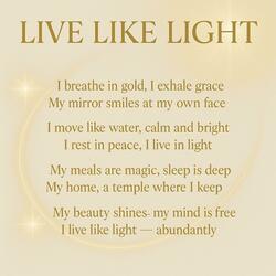 LIVE LIKE LIGHT (Live)