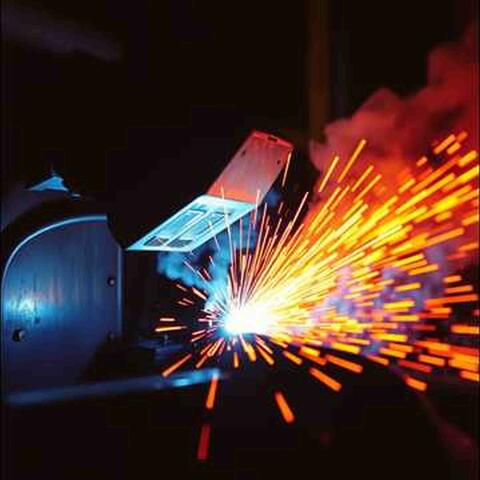 Svářeč se svou svářečkou