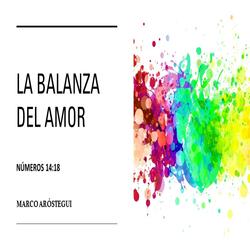 La Balanza del Amor (Números 14:18)