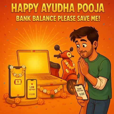 Wish You a Very Happy Ayudha Pooja | Thanglish song | Dussehra Special