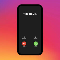 on the phone with the devil