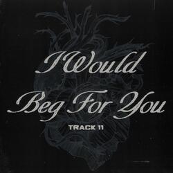 i would beg for you