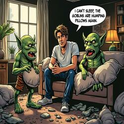 I Can't Sleep The Goblins Are Humping The Pillows Again (Music Box Banjo Metal)