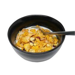 making a bowl of cereal at midnight (milk first)