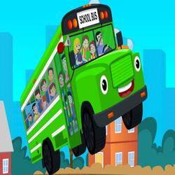 The Wheels On The the Bus Go Round And Round! GiggleTunes
