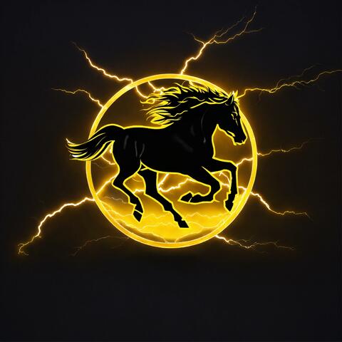 an untamed wild horse