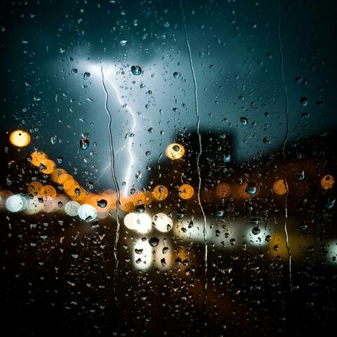 Rainstorm Tranquility: Thunder and Calm Nights