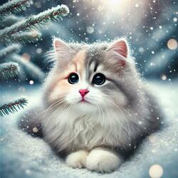 Snowy Catnap