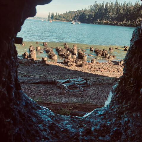 Whitecaps on the moon