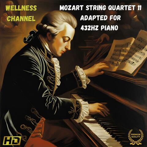 Mozart String Quartet 11 Adapted For 432hz Piano