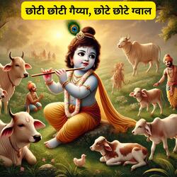 छोटी छोटी गैया छोटे छोटे ग्वाल | Choti Choti Gaiya Chote Chote Gwal | Little Krishna Bhajan