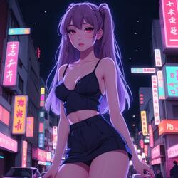 Neon Night Serenade
