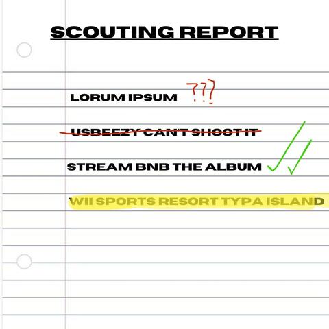 Scouting Report