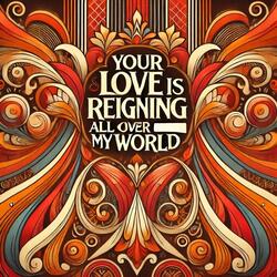 Your love is reigning all over my world