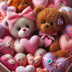 Cuddly Hearts (Teddy day)