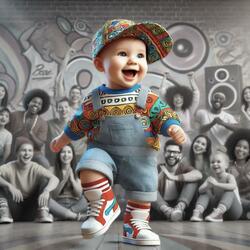 Tiny toes melody hiphop for baby