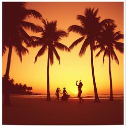 Under The Palm Trees