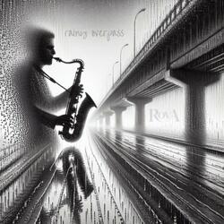 rainy overpass