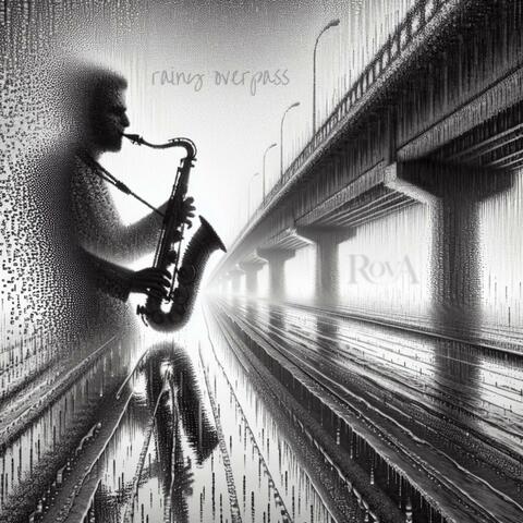 rainy overpass