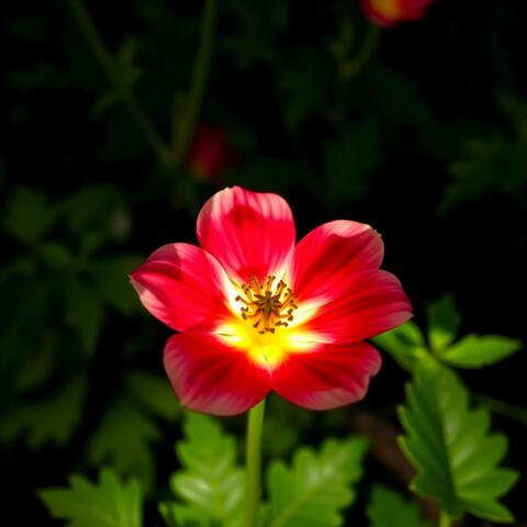 Flower is growing in my garden