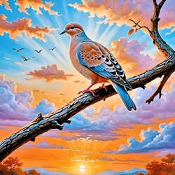 The Soft Cooing Of A Mourning Dove