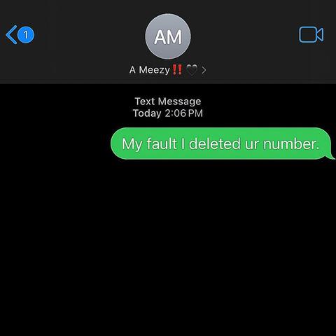 My fault I deleted your number