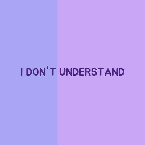 I Don't Understand