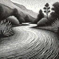 夜の水面 1／Night Waters 1