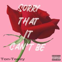 Sorry that it cant be