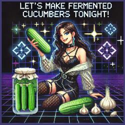 Let’s make fermented cucumbers tonight!