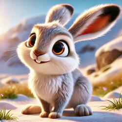 Hop Along, Mountain Hare! (Lepus timidus) Educational Song for Kids