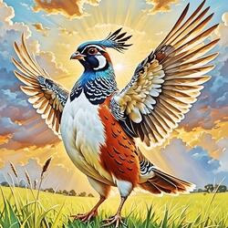 A Family Of Quail Visits My Yard