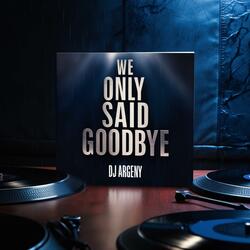 We only said goodbye