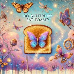 do butterflies eat toast?