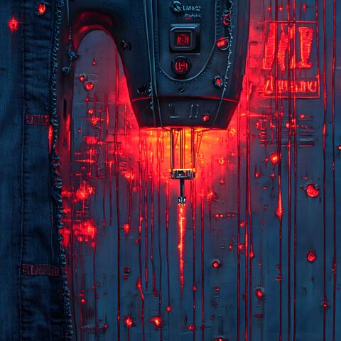 Frayed Frequencies Sewn in Midnight Thread