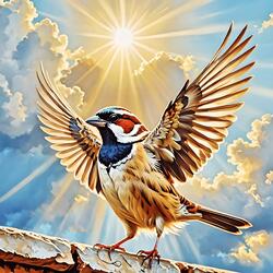 The Sparrow Hopped To A Groovy Beat